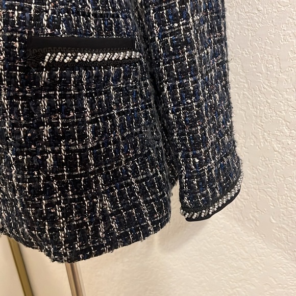 Beaded tweed military tweed jacket - Picture 4 of 9